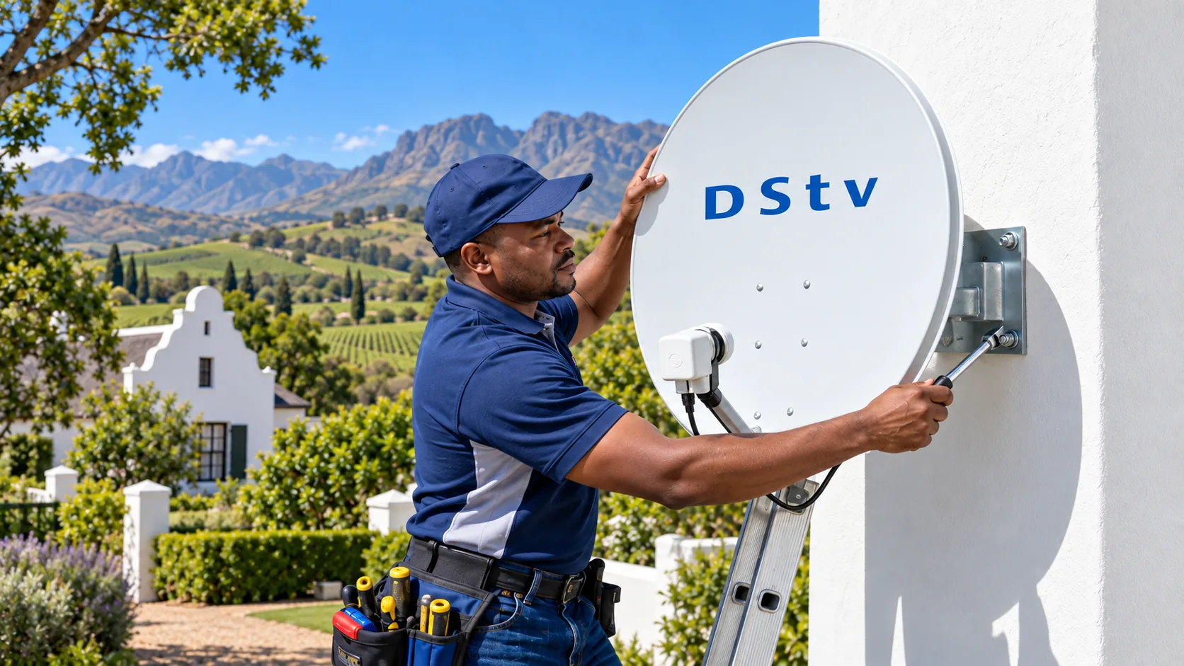 New DSTV installation in Stellenbosch
