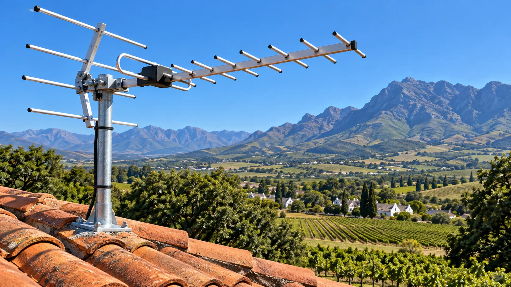TV aerial installation in Stellenbosch